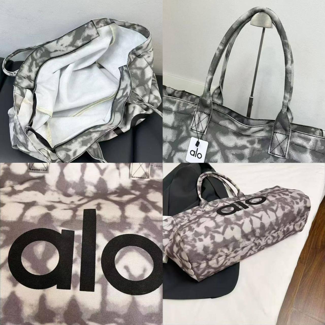 🪂 ALO  Fitness bag with zipper 
Good quality 
Size : 50 ~ 45 * 25 cm
70 dhs🌺

Zain115
♥️♥️♥️