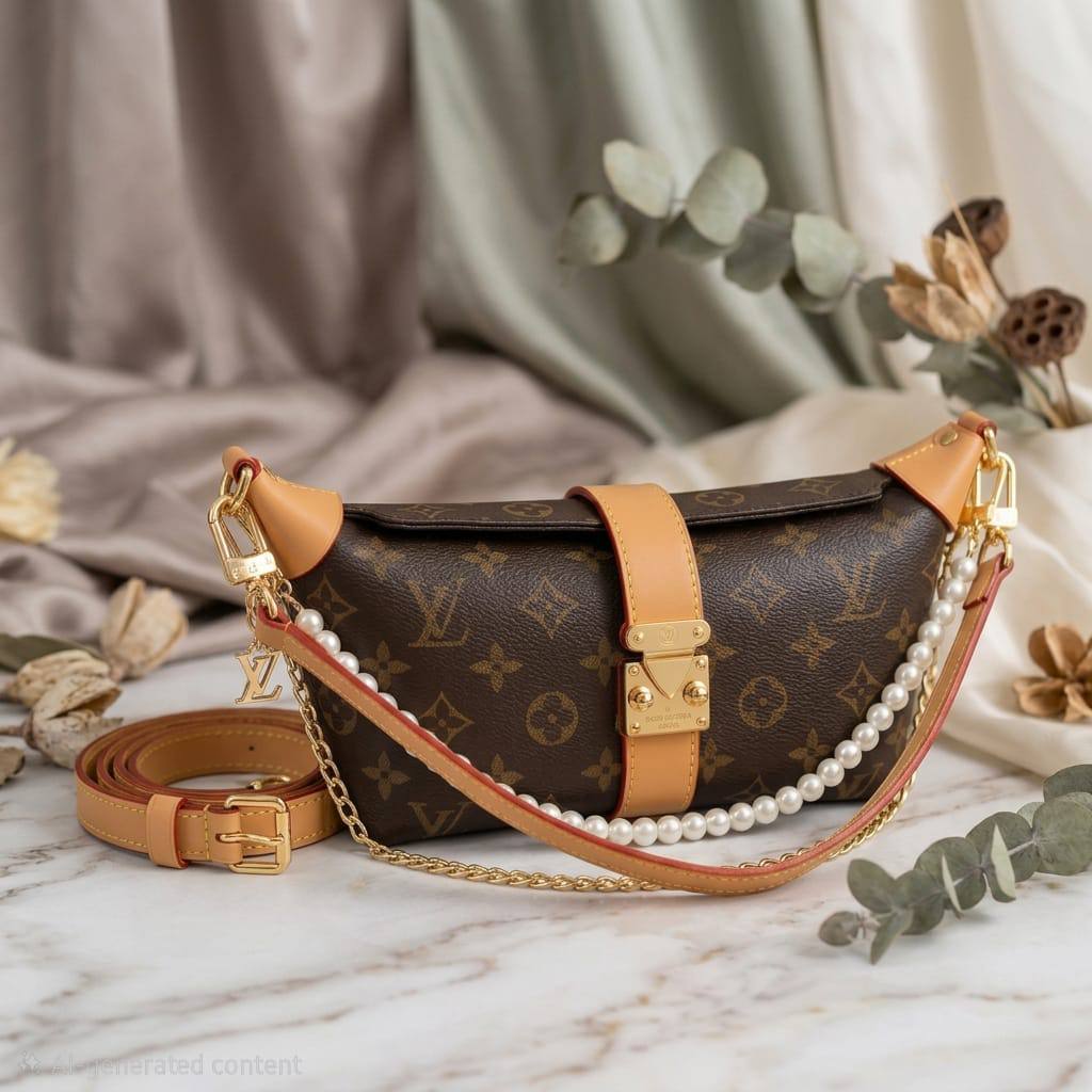 LOUIS VUITTON
Pochette Mia Handbag
Monogram canvas & embossed
With S- lock and leather trim
Gold hardware
Size: 22 cm
With BOX

 Wʜᴏʟᴇsᴀʟᴇ Pʀɪᴄᴇ : 110 ᴅʜs
Zain239
♥️♥️♥️