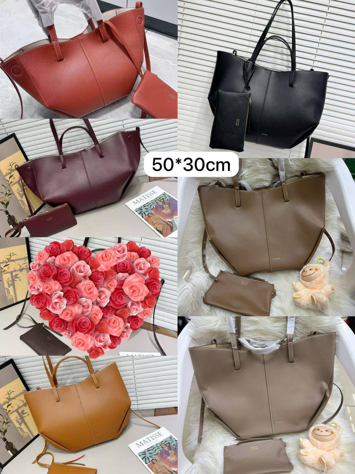 ❤️ Polene Toute
1️⃣ First quality 
Big Size : 50 * 30 cm
110 dhs❣️

Zain115
♥️♥️♥️