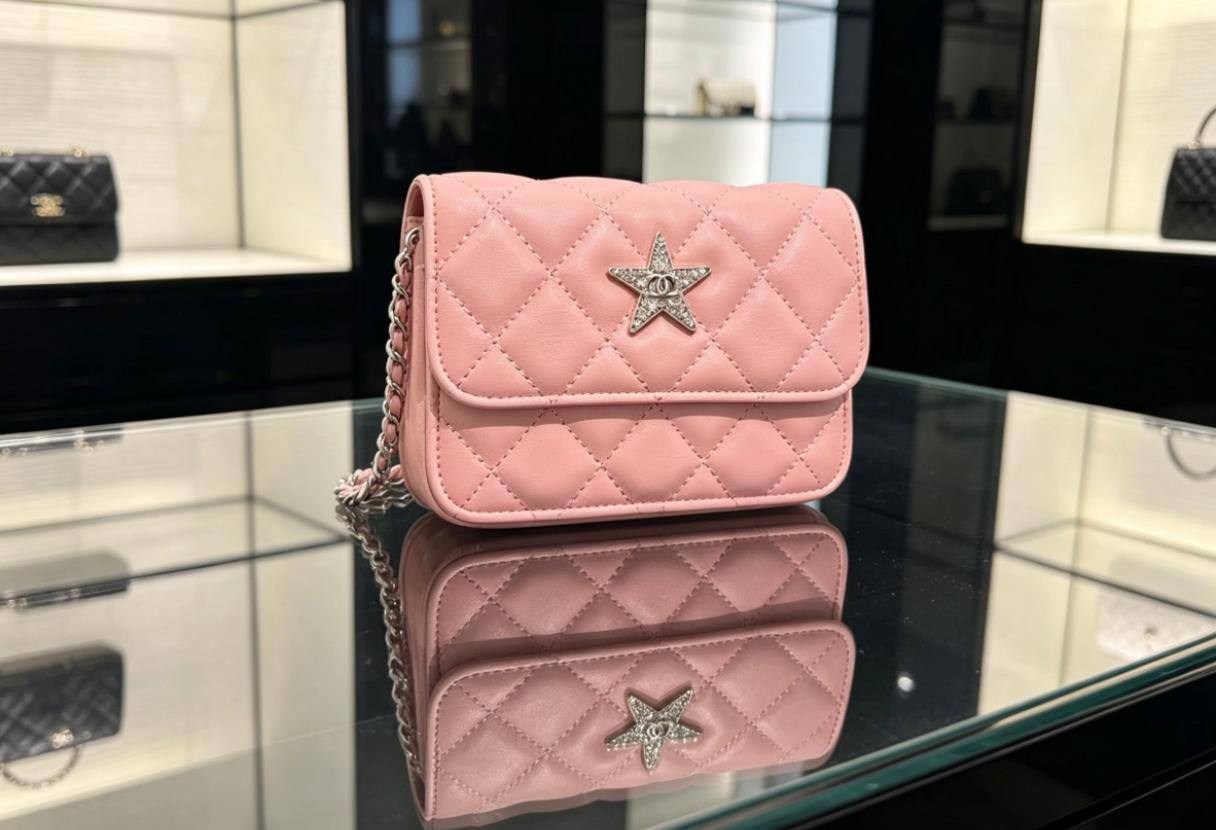 Chanel
105 dhs✅

with box
🎁🎁🎁

Size:16*12*6

Zain07
♥️♥️♥️