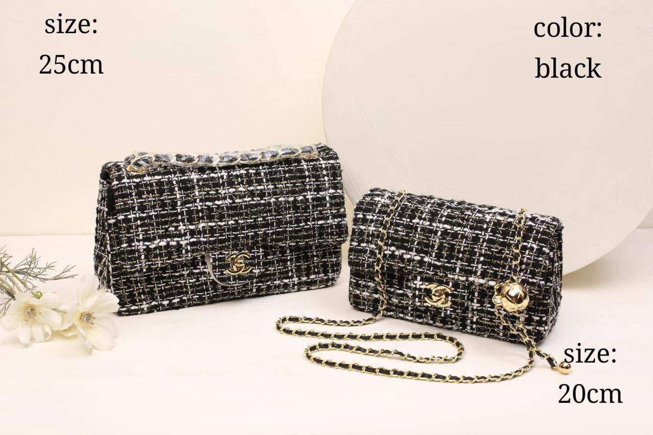 CHANEL MATELASSE ᴅᴏᴜʙʟᴇ ғʟᴀᴘ
    ғᴀʙᴜʟᴏᴜs ɢᴏʟᴅ ʜᴀʀᴅᴡᴀʀᴇ
ᴡɪᴛʜʙᴏx🎁
ϙᴜᴀʟɪᴛʏ:ᴄᴀɴᴠᴀs
sɪᴢᴇ:ᴄʜᴇᴄᴋ!!
      25ᴄᴍ 110 dhs✅
      20ᴄᴍ 100 dhs✅

Zain56
♥️♥️♥️