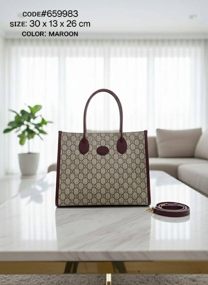 GUCCI ɢɢ sᴜᴘʀᴇᴍᴇ
ᴛᴏᴘ ʜᴀɴᴅʟᴇ ᴛᴏᴛᴇʙᴀɢ
ᴄᴏᴀᴛᴇᴅ ᴄᴀɴᴠᴀs ʟᴇᴀᴛʜᴇʀ ᴛʀɪᴍ
ɢᴏʟᴅ ʜᴀʀᴅᴡᴀʀᴇ
ᴡɪᴛʜ ʟᴏɴɢ ʙᴇʟᴛ sᴛʀᴀᴘ
sɪᴢᴇ : 30 ᴄm

100 dhs💓

Zain31
♥️♥️♥️