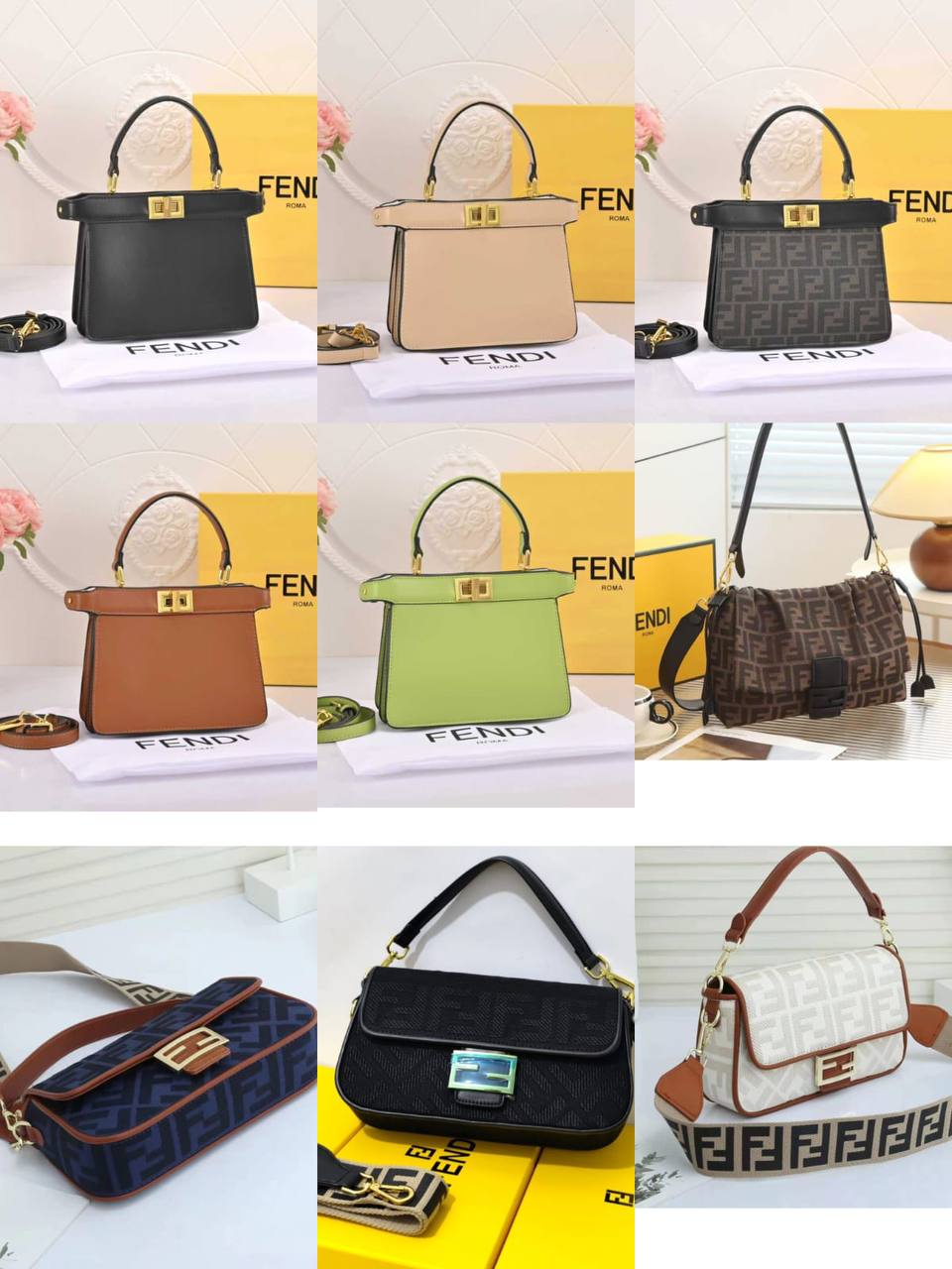 Fendi - YSL - Gucci
95 dhs✅
high quality 

With box
🎁🎁🎁

Zain26
♥️♥️♥️
