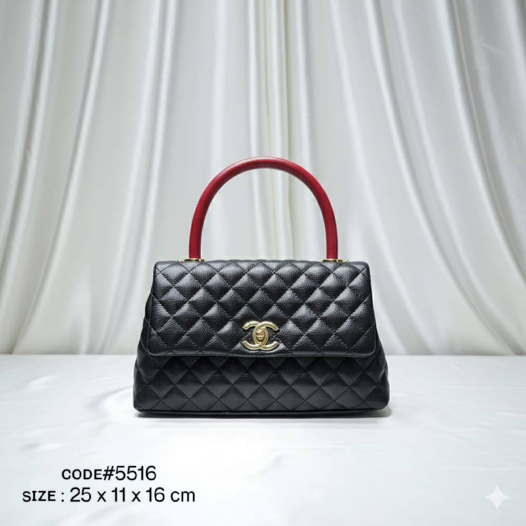 CHANEL  COCO
ᴛᴏᴘ ʜᴀɴᴅʟᴇ ʙᴀɢ
ᴄᴀᴠɪᴀʀ ʟᴇᴀᴛʜᴇʀ ᴍᴀᴛᴇʀɪᴀʟ
ɢᴏʟᴅ ᴄʜᴀɪɴ ʟᴇᴀᴛʜᴇʀ sᴛʀᴀᴘ
sɪᴢᴇ: 25 cm
ᴡɪᴛʜ BOX
🎁🎁🎁

85 dhs🪙💕

Zain31
♥️♥️♥️