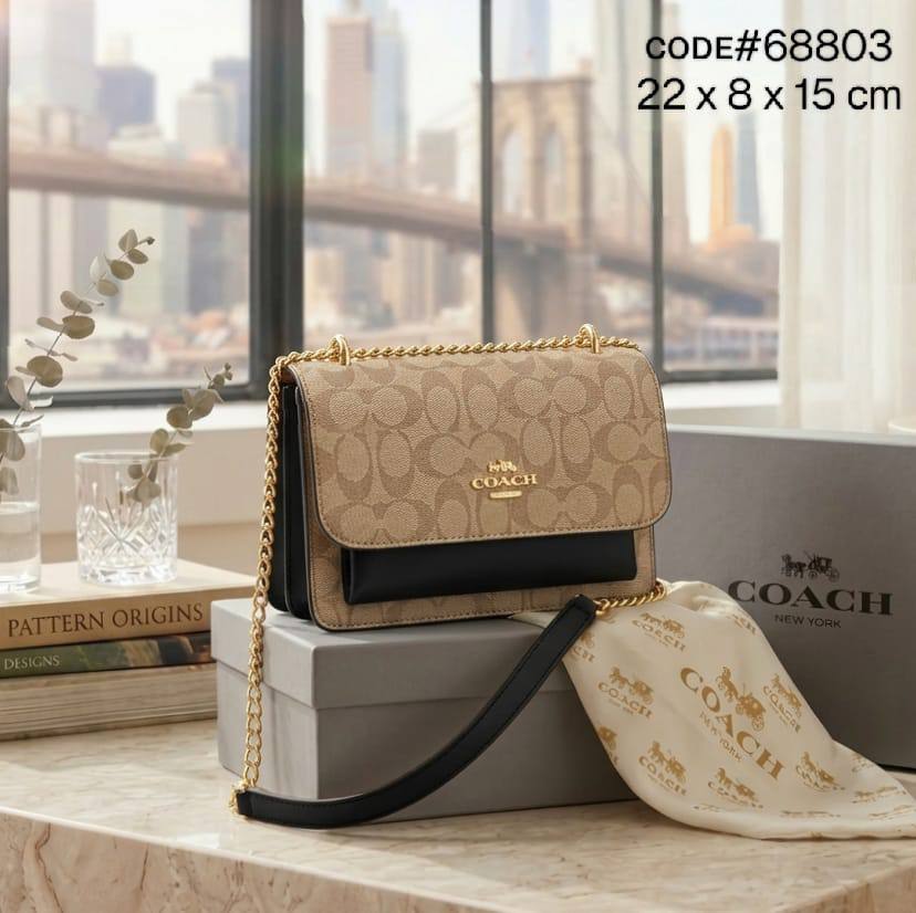 Coach ᴋʟᴀʀᴇ
sʜᴏᴜʟᴅᴇʀ & ᴄʀᴏssʙᴀɢ
sɪɢɴᴀᴛᴜʀᴇ ᴄᴀɴᴠᴀs ᴅᴇsɪɢɴ
ɢᴏʟᴅ ʜᴀʀᴅᴡᴀʀᴇ
sɪᴢᴇ : 22 cm
ᴡɪᴛʜ BOX

75 dhs🇦🇪🇦🇪

Zain31
♥️♥️♥️