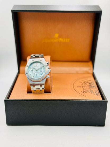 AP Men 
offer price 
70 dhs✅
*Chronograph working*

Zain08
♥️♥️♥️