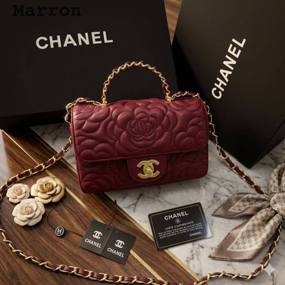 Chanel ᴛᴏᴘ ʜᴀɴᴅʟᴇ/ chain
ᴇᴍʙʀᴏɪᴅᴇᴅ ғᴏʟʟᴏᴡᴇʀ 
ɢᴏʟᴅ ʜᴀʀᴅᴡᴀʀᴇ 
ᴡɪᴛʜʙᴏx
🎁🎁🎁

ᴄᴀᴠɪᴀʀ 
sɪᴢᴇ:20ᴄᴍ
95 dhs✅

Zain56
♥️♥️♥️