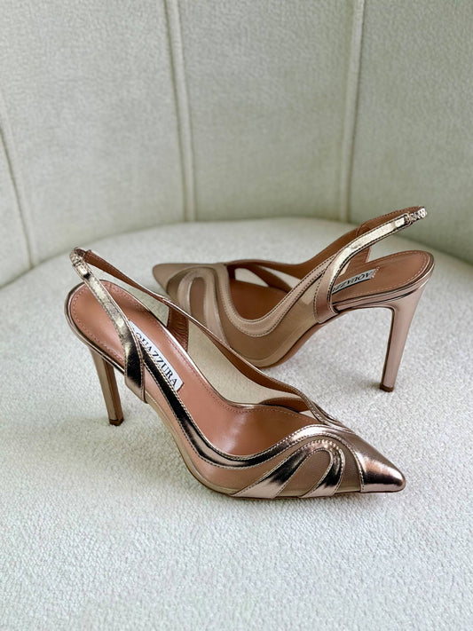 AQUAZZURA 

Super *AAA* *+* Quality 💯 

With original packing🎁🎁

SIZE:36and41

Available now
500 dhs🇦🇪🇦🇪

Zain309
♥️♥️♥️ – image 2