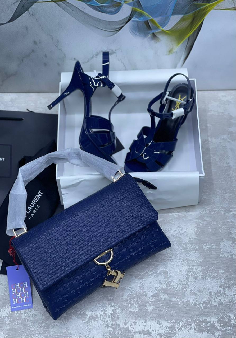 YSL
Heel master quality.   
Bag&shoes.  Set.   
250 dhs💓

Zain175
♥️♥️♥️