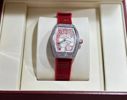 FRANCK MULLER 
_*WOMEN*_
_MASTER QUALITY_


380 dhs💓
___WITH BOX_____❒
🎁🎁🎁

Zain108
♥️♥️♥️