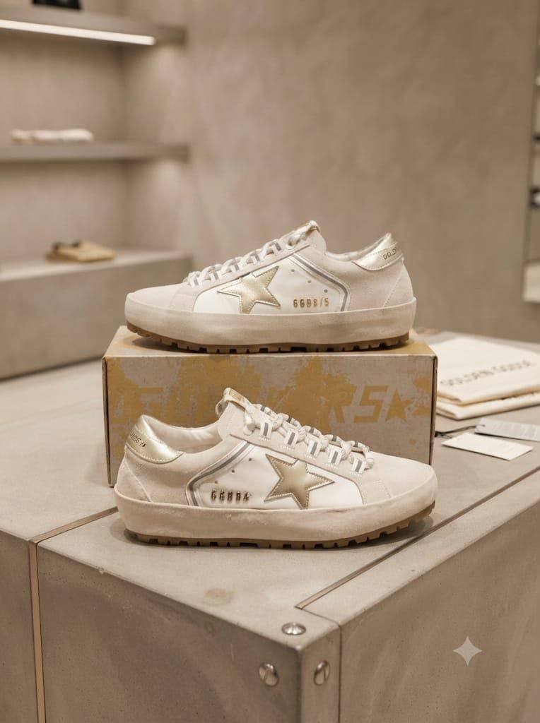 NEW CAME 🛬
GOLDEN GOOSE 🥰
LADY SHOES 👟
GOOD QUALITY😍
140 dhs💓
Size:36-41 Available 

Zain40
♥️♥️♥️