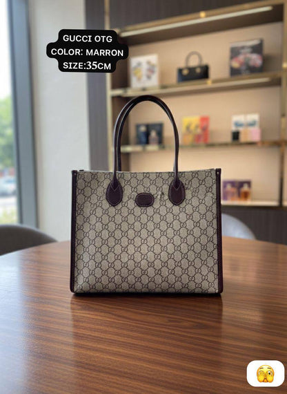 Gucci ᴛᴏᴛᴇ ʙᴀɢ/ᴘᴏᴜᴄʜ
sʜᴏᴜʟᴅᴇʀ ʙᴀɢ
ʟᴇᴀᴛʜᴇʀ
sɪᴢᴇ:𝟑𝟔ᴄᴍ
100 dhs✅

Zain56
♥️♥️♥️