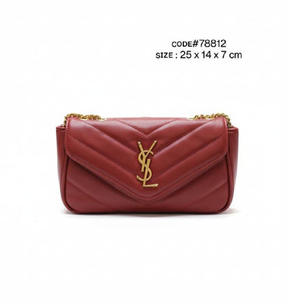 YSL - ʏᴠᴇs sᴀɪɴᴛ ʟᴀᴜʀᴀɴᴛ
sᴍᴀʟʟ ʟᴏᴜʟᴏᴜ sʜᴏᴜʟᴅᴇʀ ʙᴀɢ
ɢᴏʟᴅ ʜᴀʀᴅᴡᴀʀᴇ
ǫᴜɪʟᴛᴇᴅ ʟᴇᴀᴛʜᴇʀ ᴍᴀᴛᴇʀɪᴀʟ
sɪᴢᴇ: 25 cm

70 dhs🪙🖤

Zain31
♥️♥️♥️