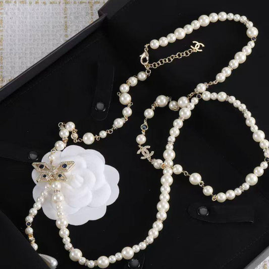 Chanel Necklace* 🦋
Master quality 

*100* AED normal box 📦

Zain48
♥️♥️♥️