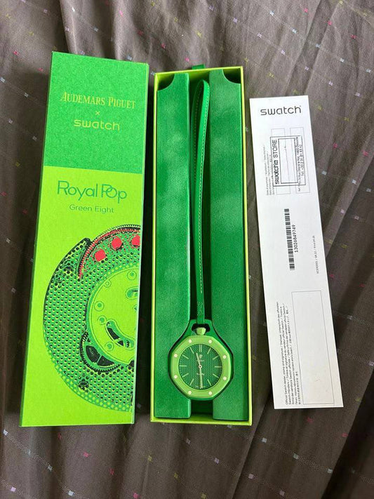 AP swatch Royal pop 🤩🤩
*Super Master quality*🔥
*Automatic*
*New arrival*🔥
*Available With box 
450 DHS💓*🤩🔥

Zain08
♥️♥️♥️