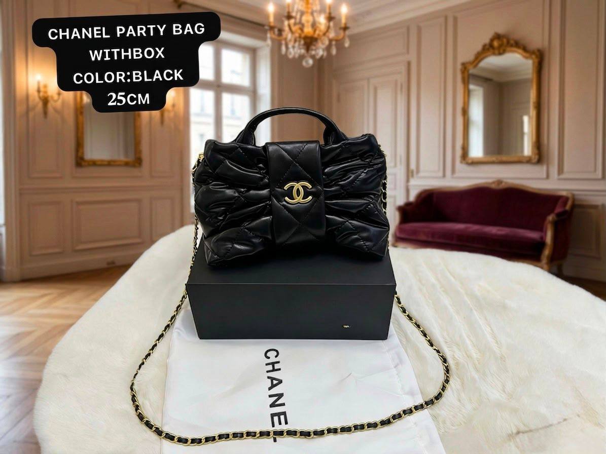 Chanel ᴘᴀʀᴛʏ ʙᴀɢ 
ɢᴏʟᴅᴛᴏɴᴇ/ʟᴏɴɢ ᴄʜᴀɪɴ
ᴡɪᴛʜʙᴏx
ʟᴀᴍʙsᴋɪɴ ᴍᴀᴛᴇʀɪᴀʟ
sɪᴢᴇ:𝟐𝟓ᴄᴍ
95 dhs💓

Zain56
♥️♥️♥️