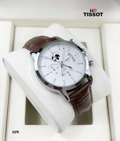 Tissot  Men
110 dhs✅
*Battery*
*chronograph working*

Zain29
♥️♥️♥️