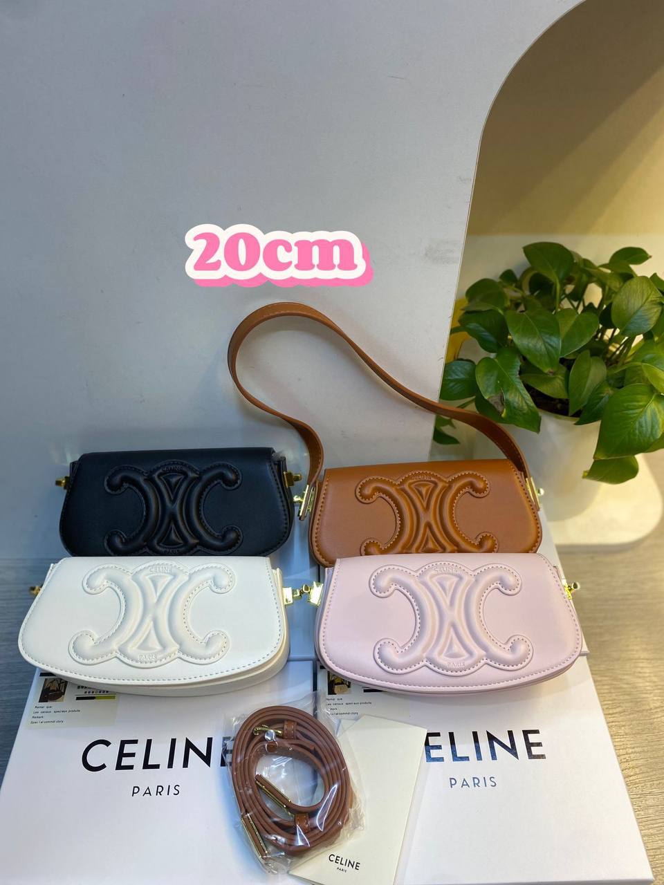 Celine 
Good Quality.👌🏻
With Box.📦 
100 dhs✅

Zain107
♥️♥️♥️