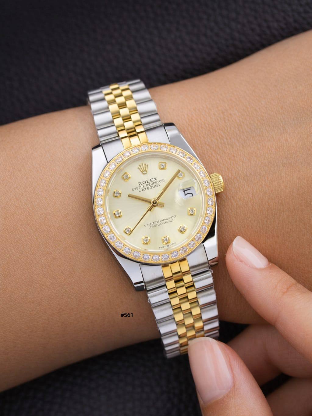 ROLEX FOR WOMEN 
AUTOMATIC 31MM

230 dhs❣️

Zain58
♥️♥️♥️