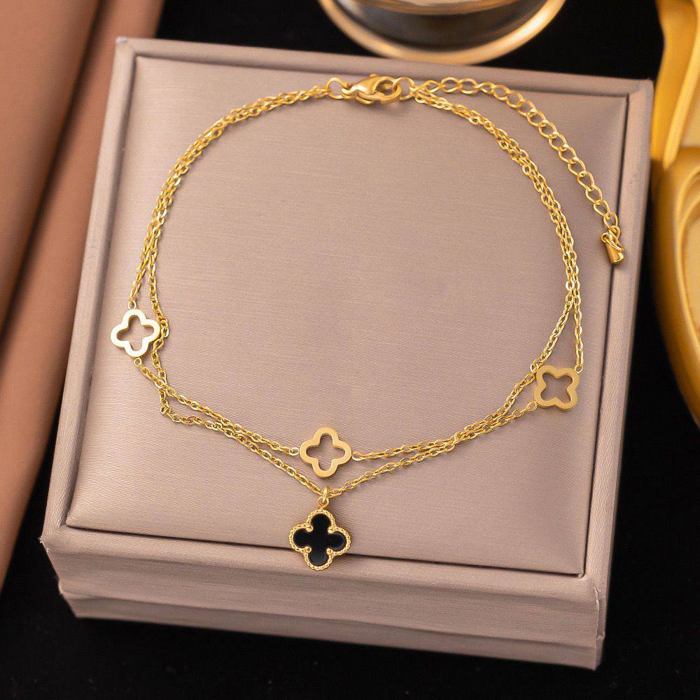 New arrival anklet 
Stainless steel with 18k gold plated 
Non tarnish 
35 dhs🪙🪙

Zain243
♥️♥️♥️