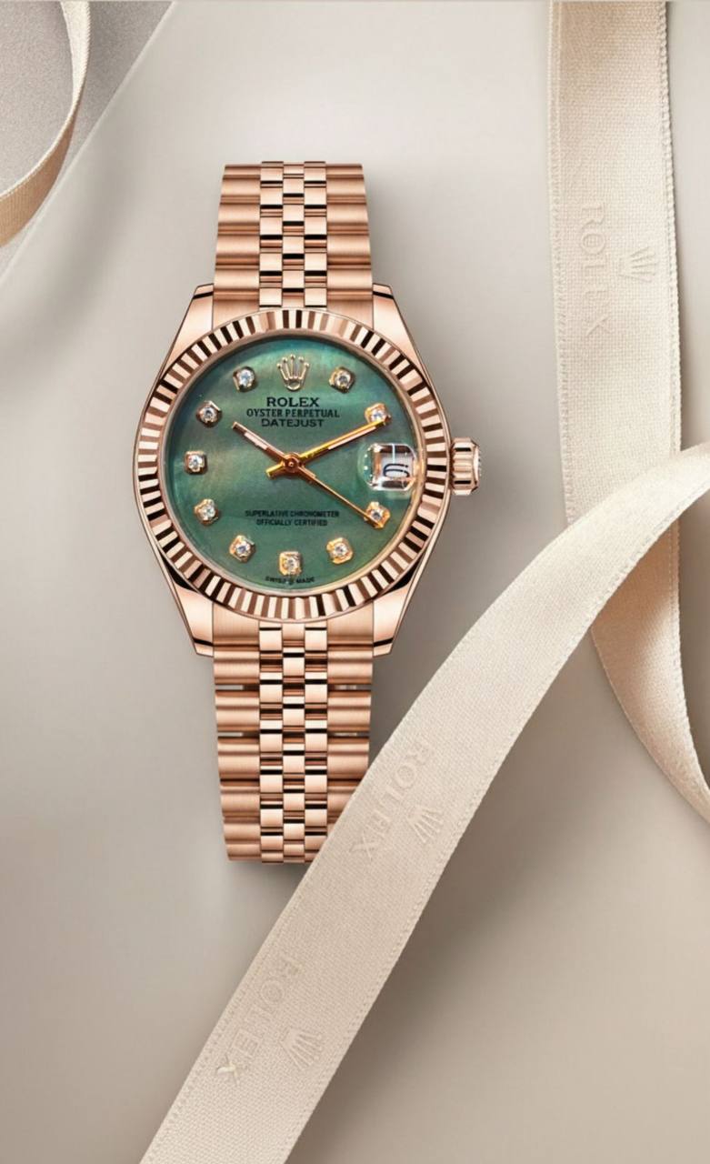 Rolex 
For Ladies Automatic 
Good Quality  31mm 
230 dhs🪙🌨️

Zain59
♥️♥️♥️