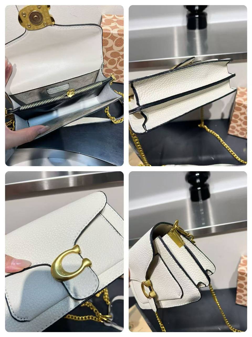 Coach ᴍɪɴɪ ᴛᴀʙʙʏ
sʟɪɴɢ ᴄʀᴏss ʙᴀɢ 
sɪᴢᴇ ; 20 cm
ᴡɪᴛʜ BOX
🎁🎁🎁

75 dhs✅

Zain31
♥️♥️♥️