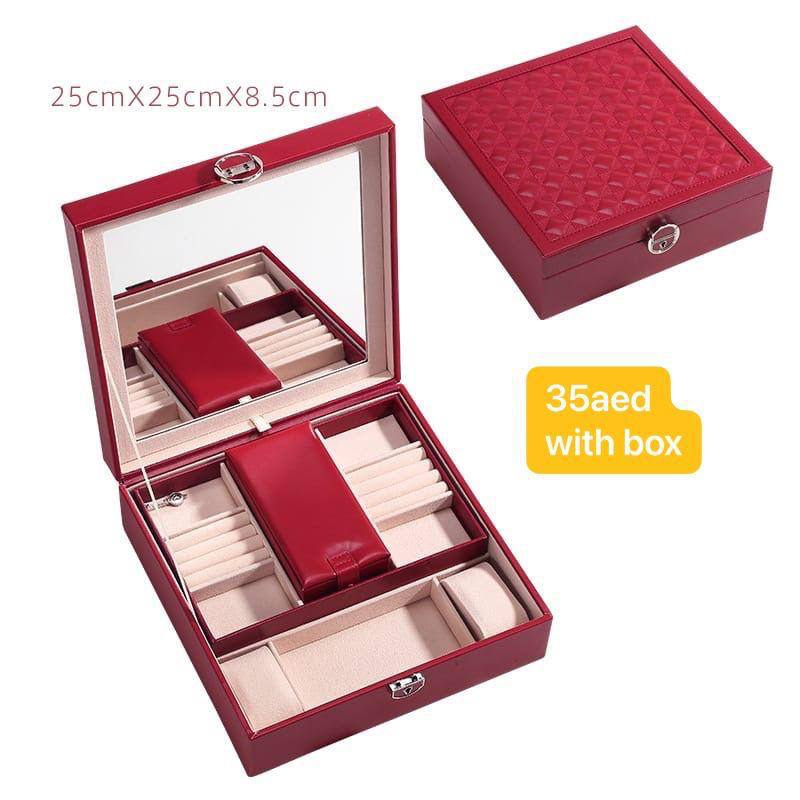📿⌚️ Jewelry / Watch box
High quality +🎁
size : 18 ~ 32 * 8 cm
55 dhs✅

Zain115
♥️♥️♥️