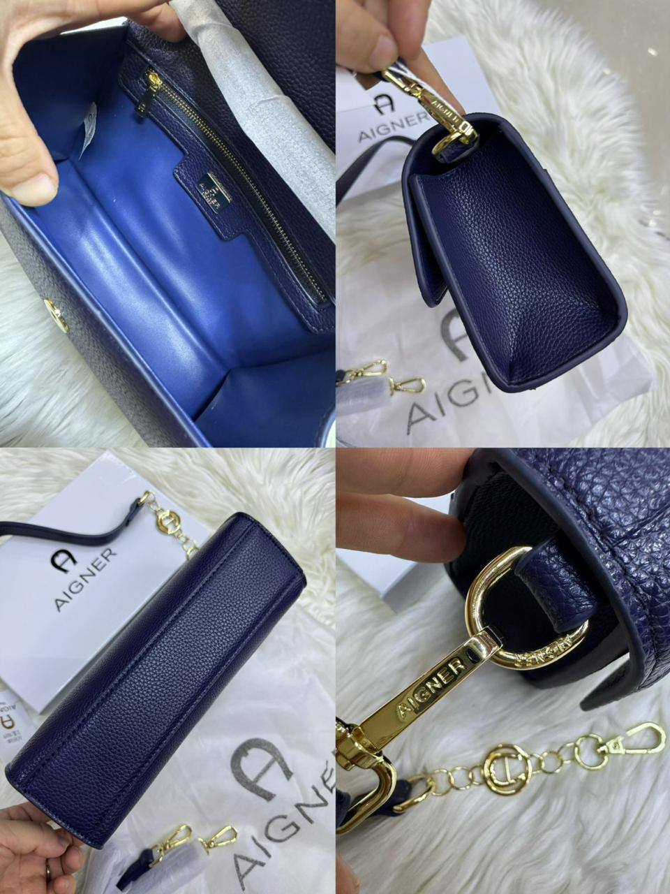❤️ Aignar  hobo
1️⃣ First quality +🎁
Size : 24 * 15 cm
95 dhs🪙🌨️
with box 🎁

Zain115
♥️♥️♥️