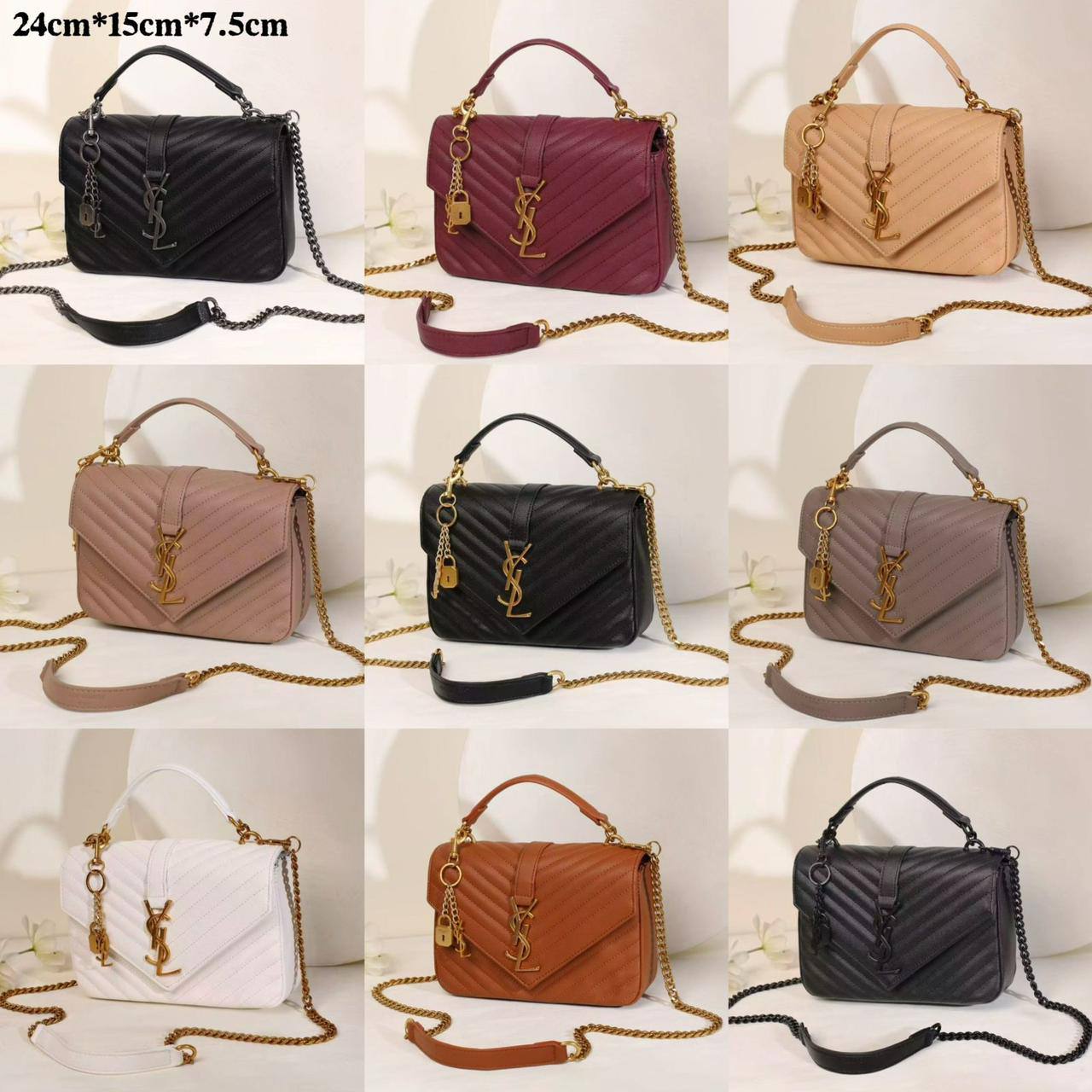YSL 

GOOD QUALITY 

WITH BOX
🎁🎁🎁

110 dhs✅

Zain39
♥️♥️♥️