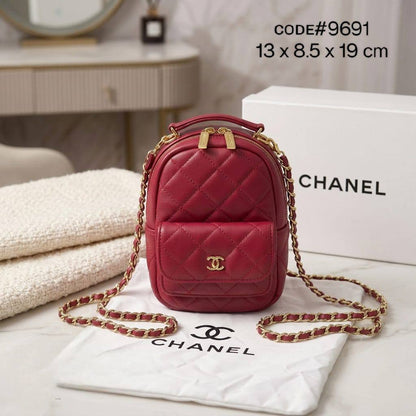 Chanel ᴍɪɴɪ ʙᴀɢᴘᴀᴄᴋ
ᴍɪɴɪ CC ᴄʟᴀsᴅɪᴄ ʟᴏɢᴏ
ǫᴜɪʟᴛᴇᴅ ᴄᴀʟғsᴋɪɴ ʟᴇᴀᴛʜᴇʀ
ʟɪɢʜᴛ ɢᴏʟᴅ ʜᴀʀᴅᴡᴀʀᴇ
sɪᴢᴇ : 13 cm
ᴡɪᴛʜ BOX

80 dhs🇦🇪🇦🇪

Zain31
♥️♥️♥️