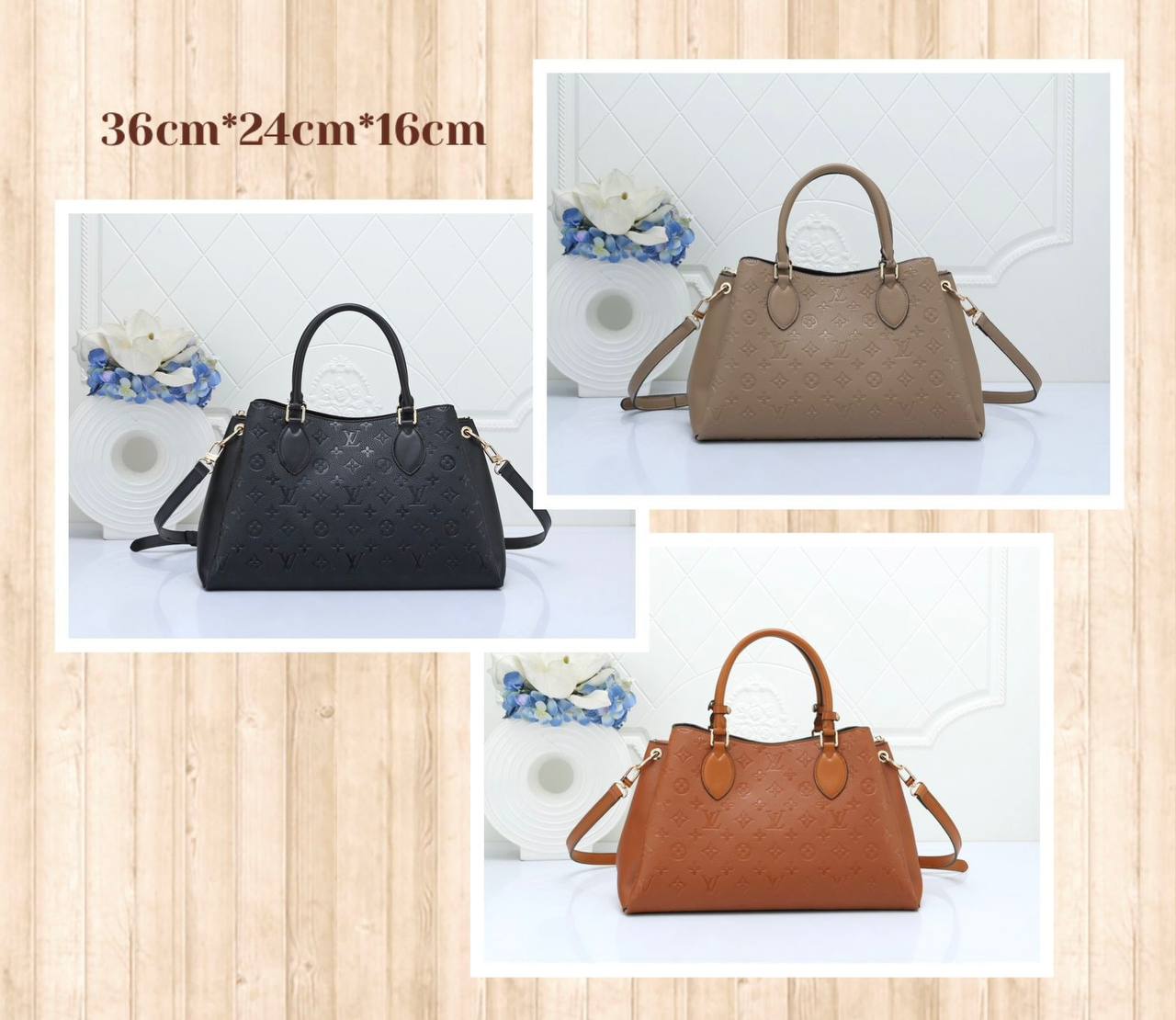 LV
NEW CAME GOOD QUALITY 
90 dhs🪙💕
SIZE: 36cm

Zain39
♥️♥️♥️