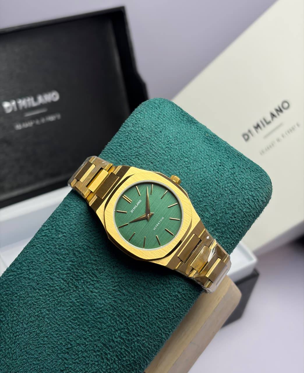 D1 milano watch for ladies good quality 
260 dhs✅
 (size 31mm)

Zain59
♥️♥️♥️