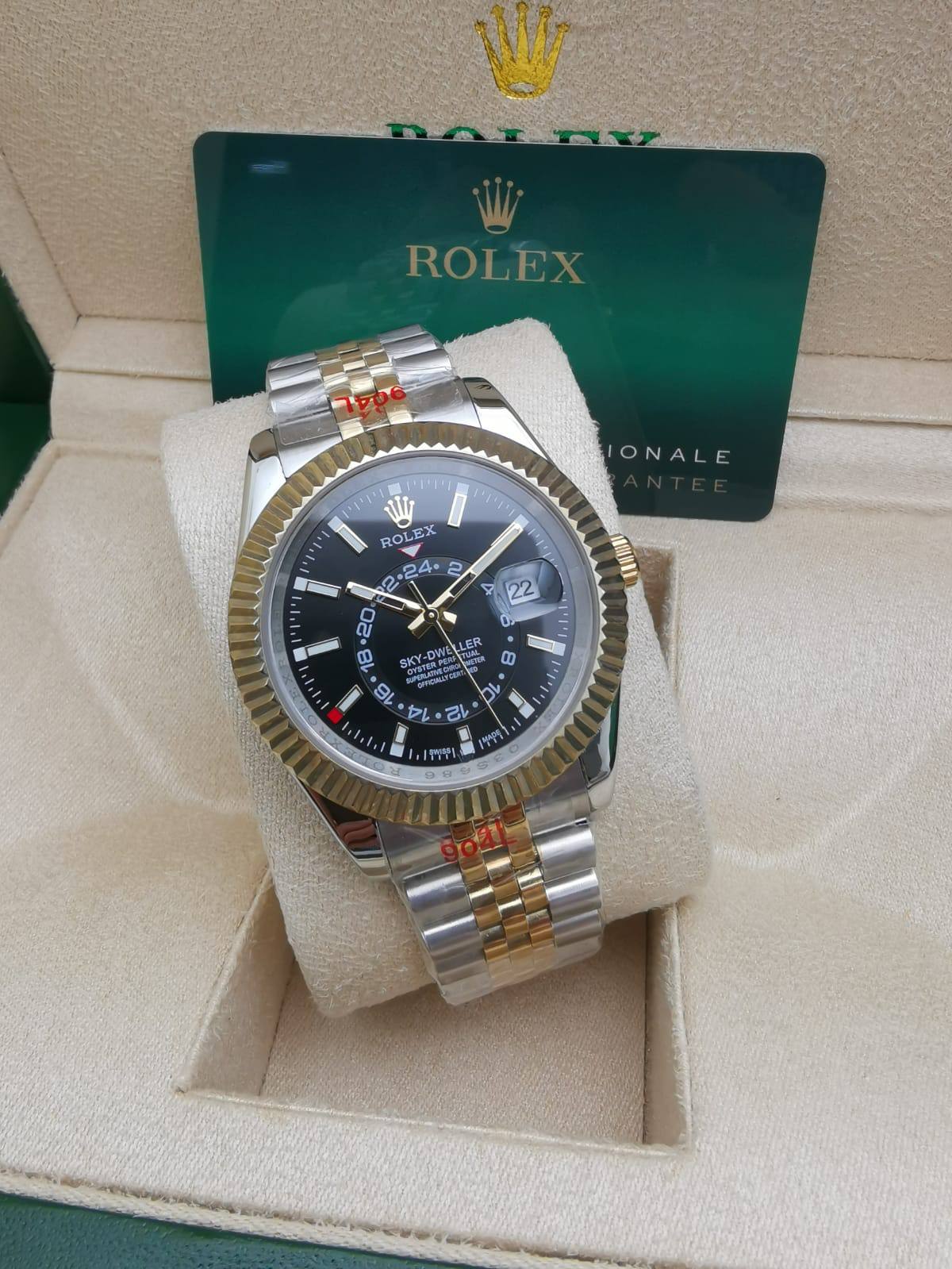 Rolex 
automatic for mens
230 dhs✅

Zain25
♥️♥️♥️