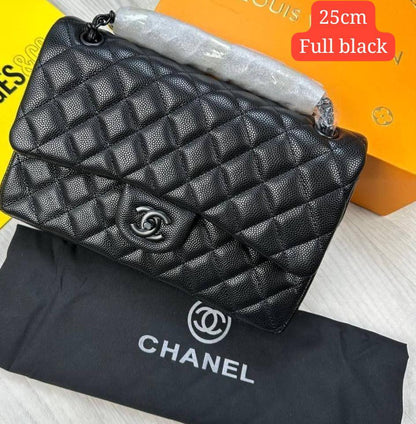 Chanel classic 
25cm cavier 
with box 
110 dhs🇦🇪🇦🇪

Zain168
♥️♥️♥️