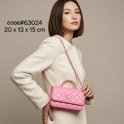 Chanel ᴛᴏᴘ ɢᴏʟᴅ ʜᴀɴᴅʟᴇ
sᴍᴀʟʟ ғʟᴀᴘ ʙᴀɢ
sᴏғᴛ ᴄᴀʟғsᴋɪɴ ʟᴇᴀᴛʜᴇʀ
ɢᴏʟᴅ ʜᴀʀᴅᴡᴀʀᴇ
sɪᴢᴇ: 19.5 cm
ᴡɪᴛʜ BOX

80 dhs💓

Zain31
♥️♥️♥️