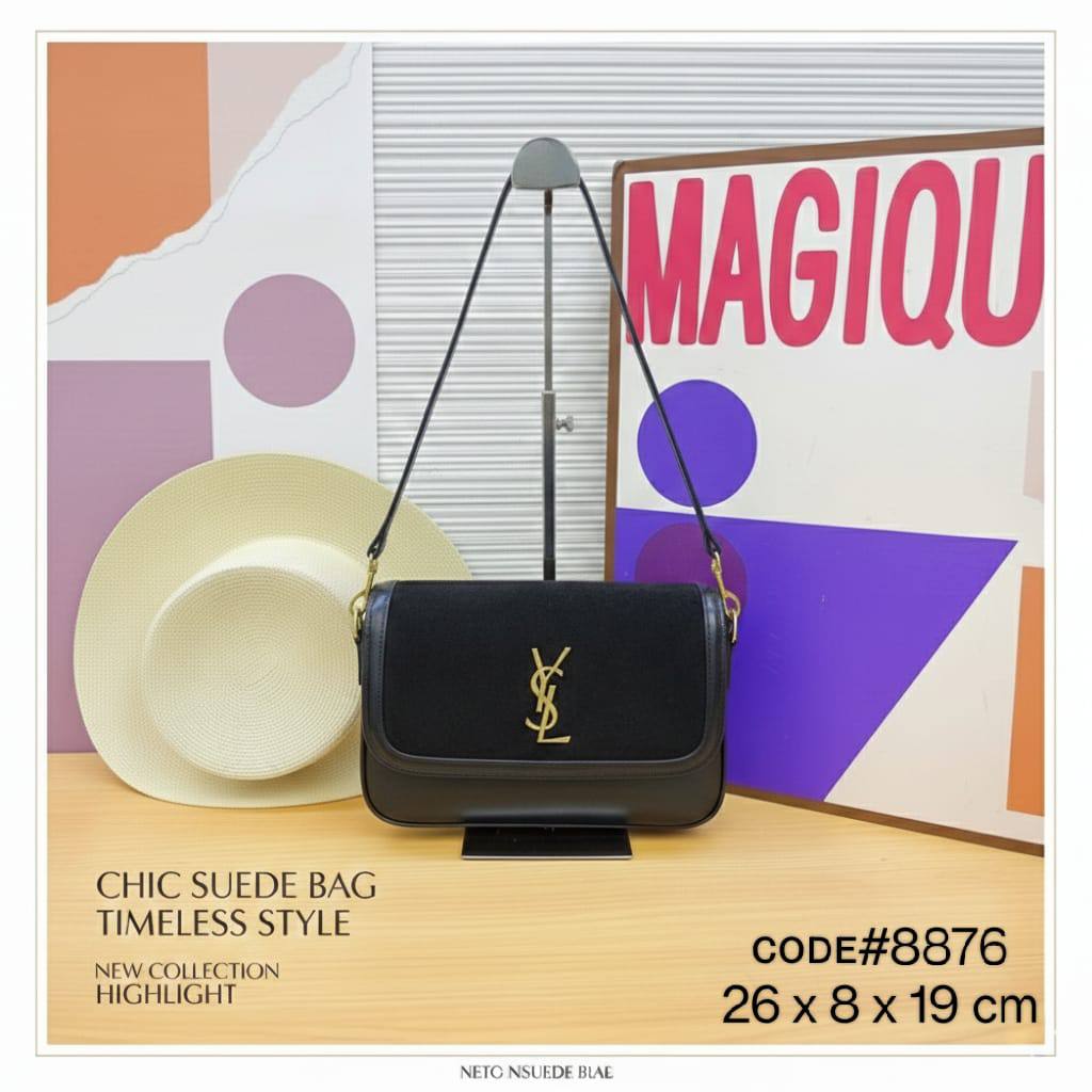 YSL - YVES SAINT LAURENT
sᴏʟғᴇʀɪɴᴏ sᴀᴛᴄʜᴇʟ
sᴜᴇᴅᴇ ᴀɴᴅ ᴄᴀʟғsᴋɪɴ ᴍᴀᴛᴇʀɪᴀʟ
ɢᴏʟᴅ ʜᴀʀᴅᴡᴀʀᴇ
ʜᴀᴠᴇ ᴅᴏᴜʙʟᴇ ʙᴇʟᴛ sᴛʀᴀᴘ
sɪᴢᴇ : 26 cm

70 dhs💓

Zain31
♥️♥️♥️
