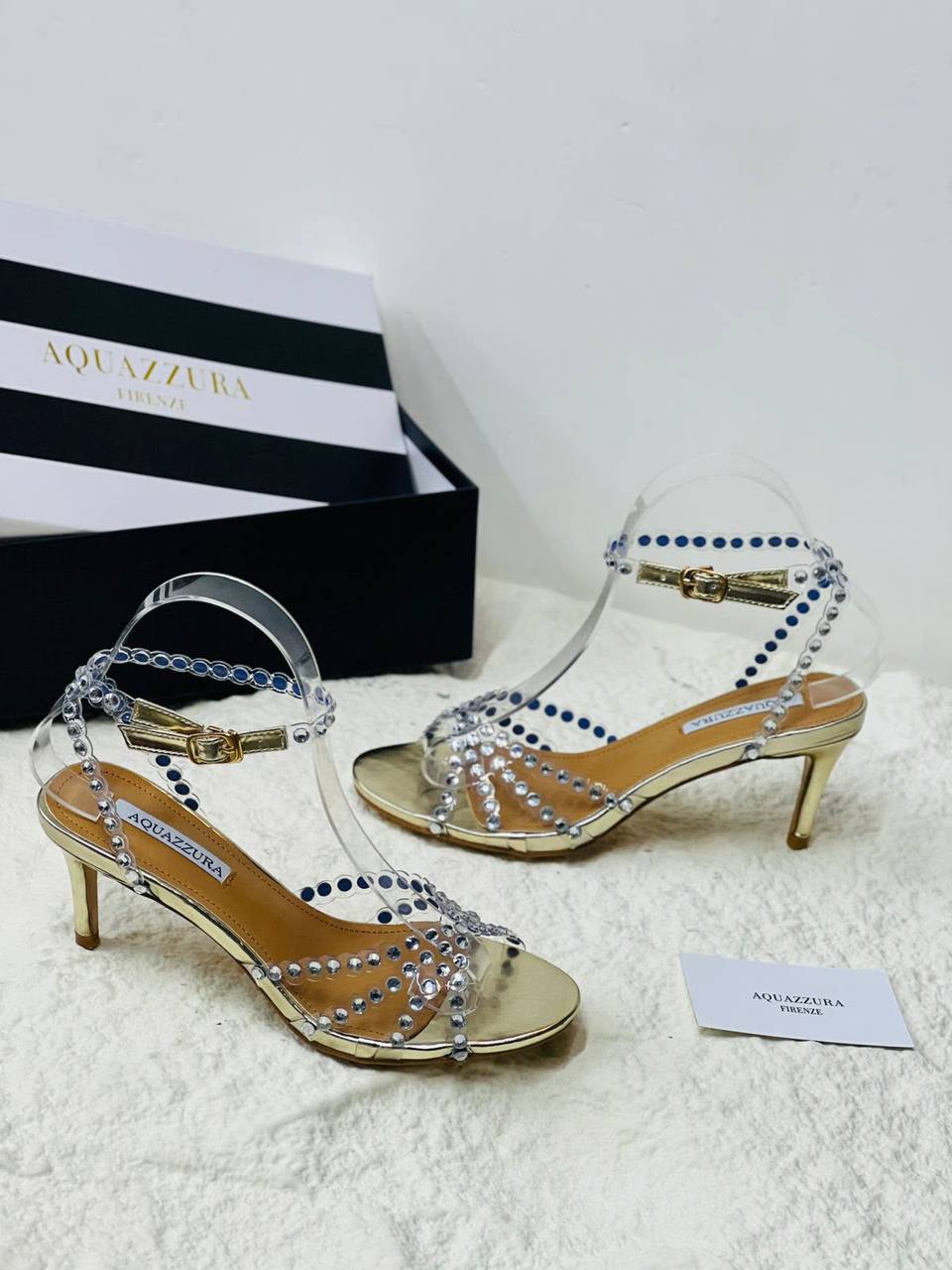 Aquazzura
𝟓𝐂𝐌
💯high quality
Size 36-37-38-39-40-41

130 dhs✅

Zain86
♥️♥️♥️