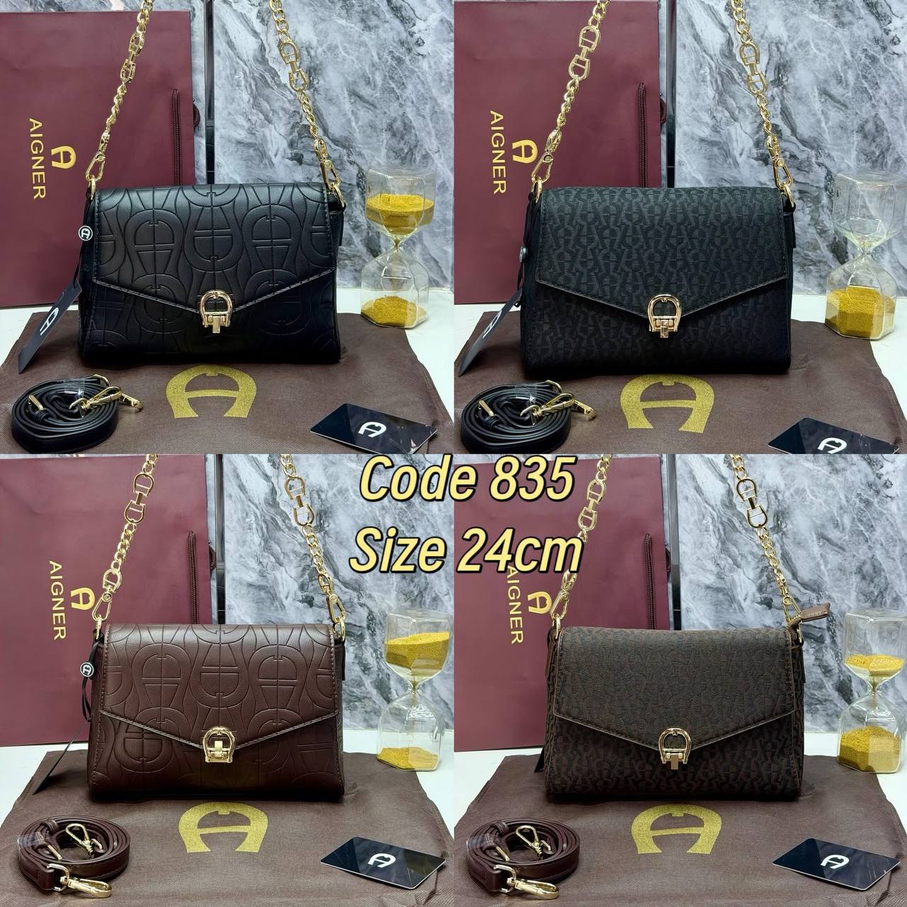 Aigner
high quality
130 dhs🇦🇪🇦🇪

Zain13
♥️♥️♥️