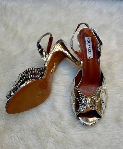 AQUAZZURA heels 
good Quality 
Size 36-41
160 dhs✅

Zain296
♥️♥️♥️