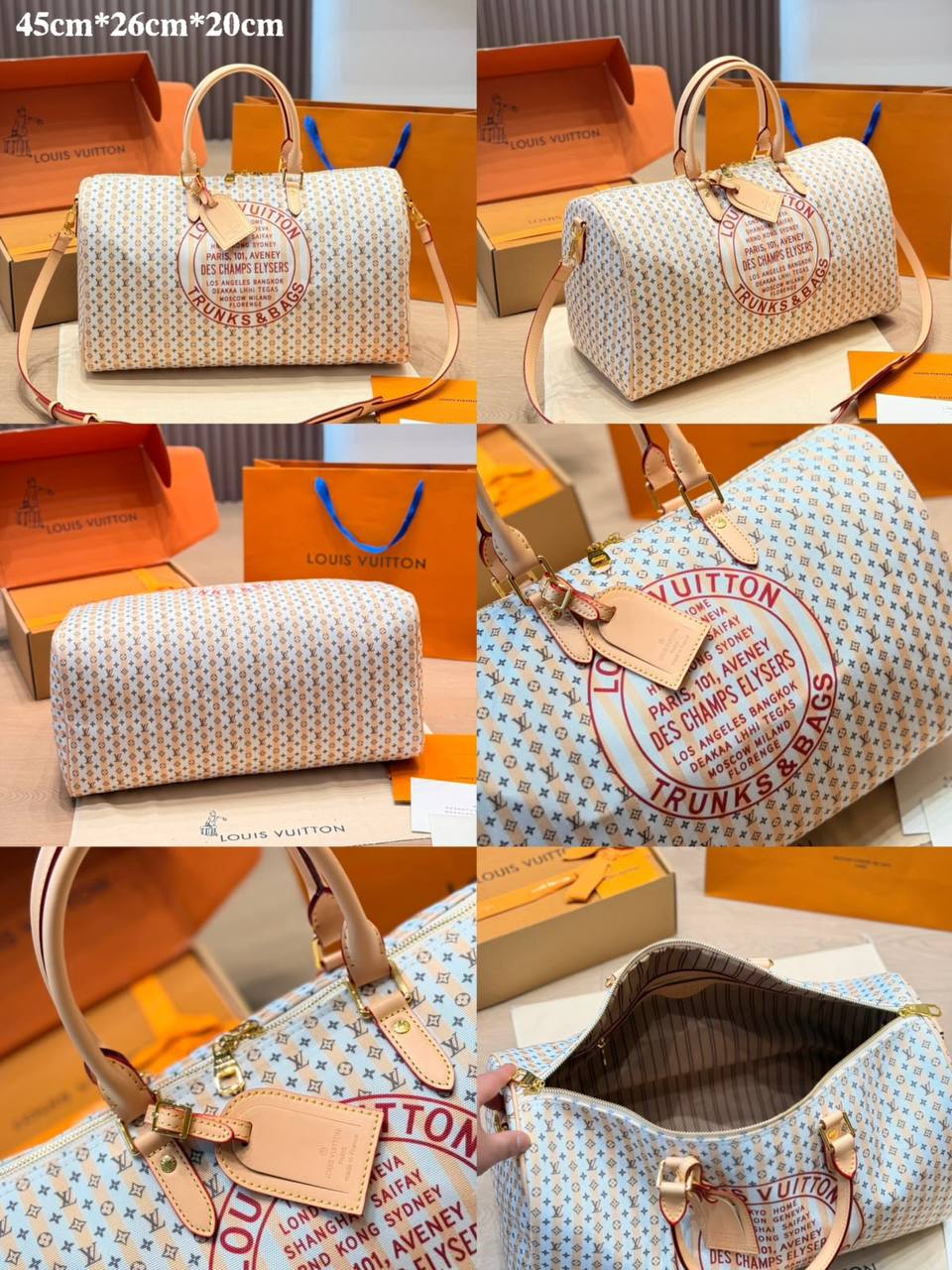 LOUIS VUITTON 

TRAVLLING  BAG


NEW DESIGN 

MASTER QUALITY 

250 DHS……(with leather)

Zain295
♥️♥️♥️