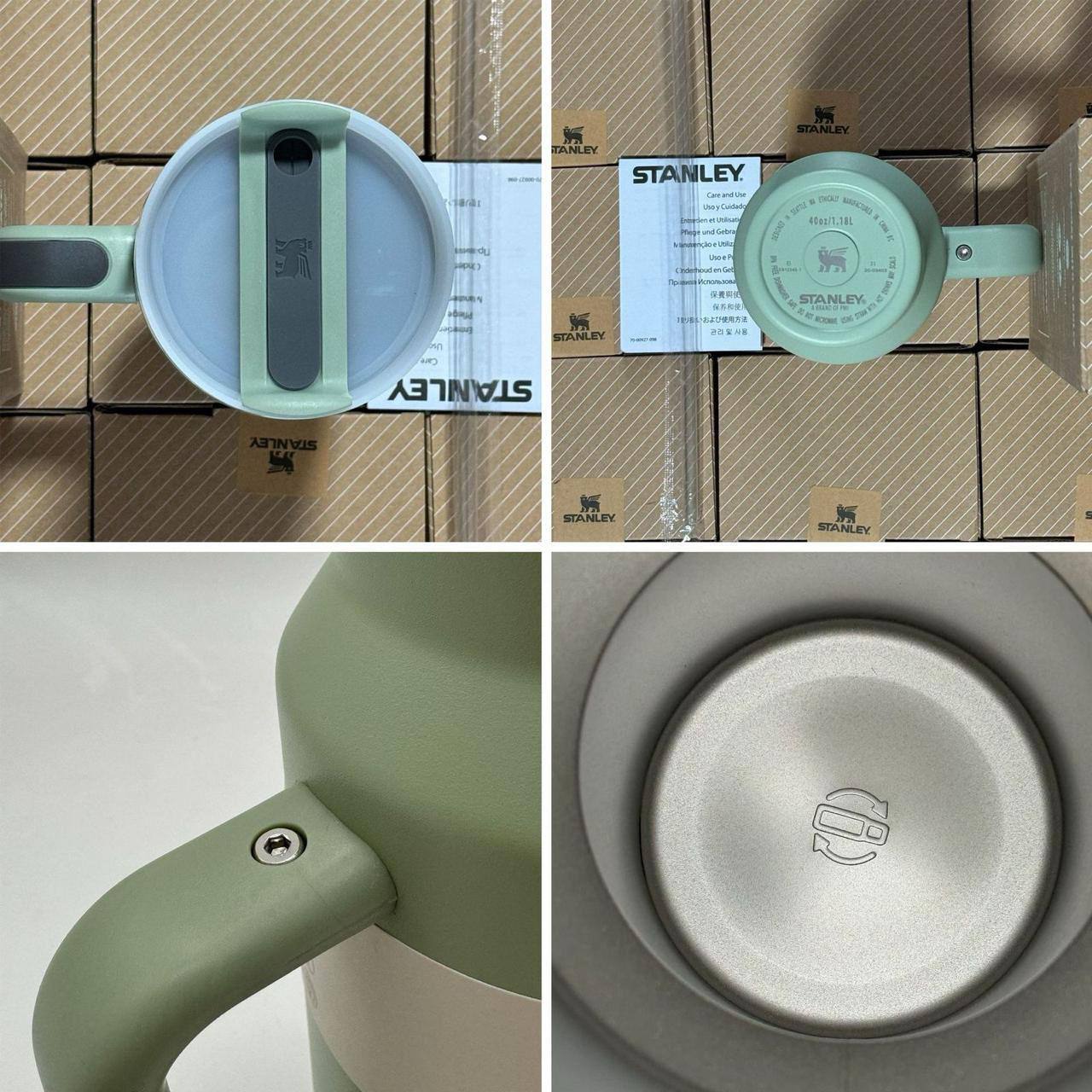 Stanley Coffee vacuum Cup 
Normal Quality 
Size ： 27 * 10 cm
60 dhs🪙💚
with box 🎁

Zain115
♥️♥️♥️