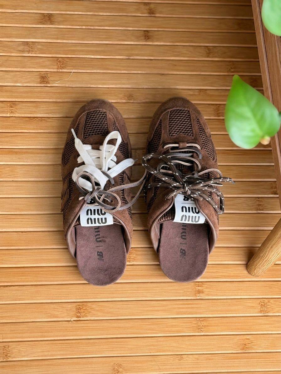 MIU MIU 

NEW BALANCE

𝗦𝗶𝘇𝗲: 𝟯𝟱 𝘁𝗼𝗼 𝟰𝟮 
430 dhs🇦🇪🇦🇪

Zain303
♥️♥️♥️