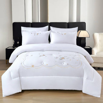 New collection ✅✅✅✅
Embroidered 🪡🪡🪡
100 % cotton 
Comfort set 
King size comfort 6pcs set 
170 dhs🪙💕

Zain99
♥️♥️♥️