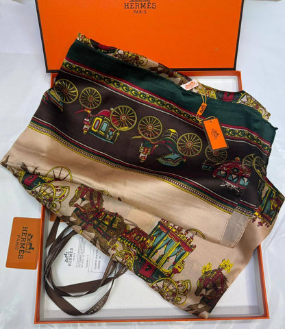 Hermes
Silk scarf 
40 dhs✅
55 dhs✅ 

with box🎁🎁🎁

Zain93
♥️♥️♥️