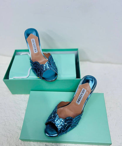 Aquazzura 
💯high quality
Size 36-37-38-39-40-41

130 dhs✅

Zain86
♥️♥️♥️