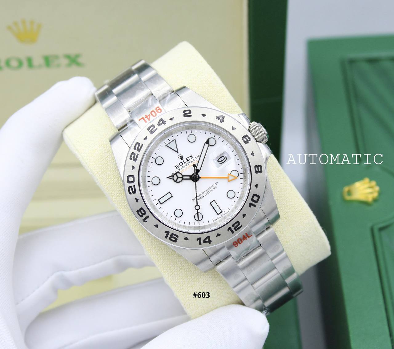 ROLEX MEN AUTOMATIC 41mm

180 dhs🪙

Zain58
♥️♥️♥️