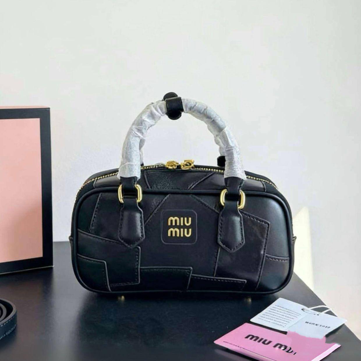 MIU MIU
 COPY ONE
WITH BOX 
240 dhs✅
（leather)

Zain295
♥️♥️♥️