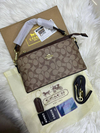 🌈 Coach 2 Straps
1️⃣ First quality +🎁
Size : 25 * 15 * 9 cm
85 dhs🌺
with box 🎁

Zain115
♥️♥️♥️