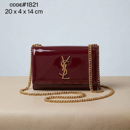 YSL - sᴀɪɴᴛ ʟᴀᴜʀᴇɴᴛ
ᴋᴀᴛᴇ sᴍᴀʟʟ sʜᴏᴜʟᴅᴇʀ ʙᴀɢ
ɢʟᴏssʏ ᴘᴀᴛᴇɴᴛ ʟᴇᴀᴛʜᴇʀ
ᴡɪᴛʜ ɢᴏʟᴅ-ᴛᴏɴᴇ ʜᴀʀᴅᴡᴀʀᴇ
sɪᴢᴇ : 20 cm
ᴡɪᴛʜ BOX
🎁🎁🎁

70 dhs✅

Zain31
♥️♥️♥️