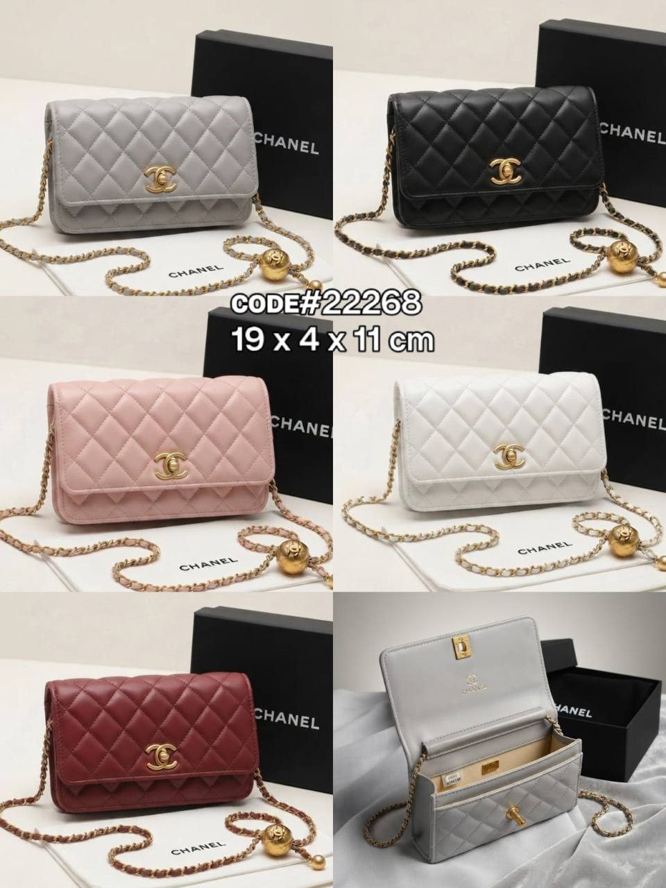 Chanel ᴡᴀʟʟᴇᴛ ᴏɴ ᴄʜᴀɪɴ
ғʟᴀᴘ ᴍᴀɢɴᴇᴛ ʟᴏᴄᴋ
ᴄᴀᴠɪᴀʀ ʟᴇᴀᴛʜᴇʀ ᴍᴀᴛᴇʀɪᴀʟ
ɢᴏʟᴅ ʜᴀʀᴅᴡᴀʀᴇ.
sɪᴢᴇ: 19 cm
ᴡɪᴛʜ BOX

75 dhs🇦🇪🇦🇪

Zain31
♥️♥️♥️